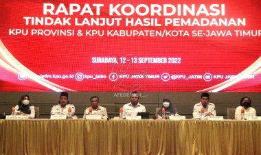KPU Jatim Berharap Kabupaten/Kota Optimalkan  Data Pemilih