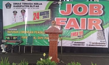 Bupati Blitar Buka Job Fair, Kurangi Jumlah Pengangguran